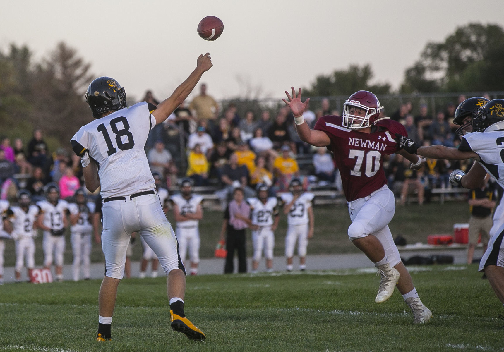 FBall Newman vs. Bishop Garrigan 7